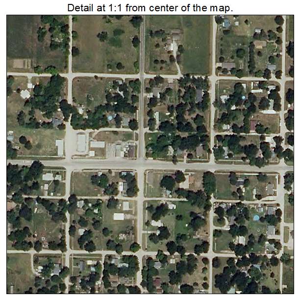 Amoret, Missouri aerial imagery detail