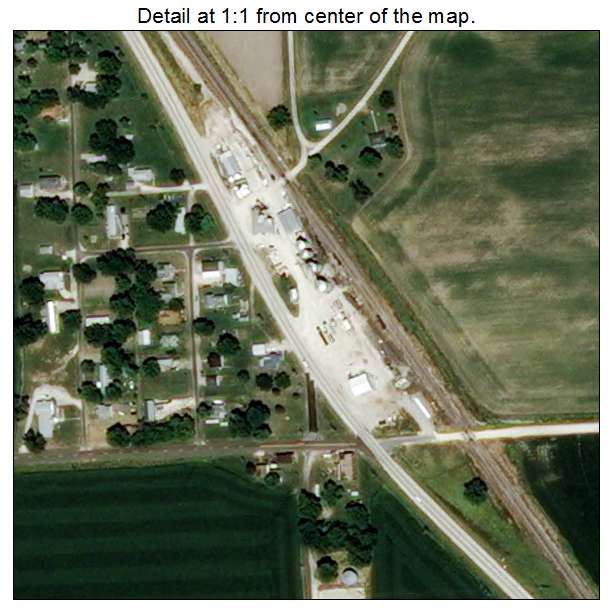 Annada, Missouri aerial imagery detail