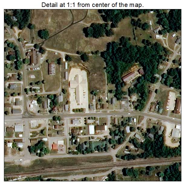 Annapolis, Missouri aerial imagery detail