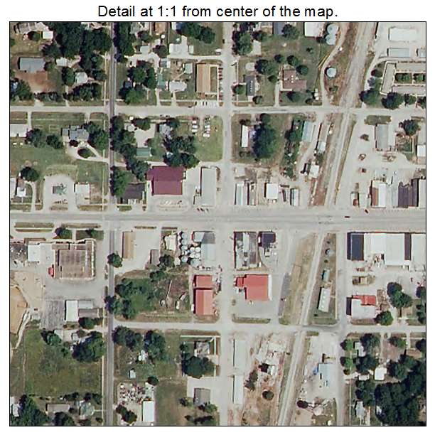 Appleton City, Missouri aerial imagery detail