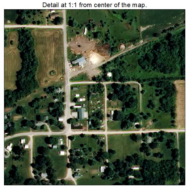 Arbela, Missouri aerial imagery detail