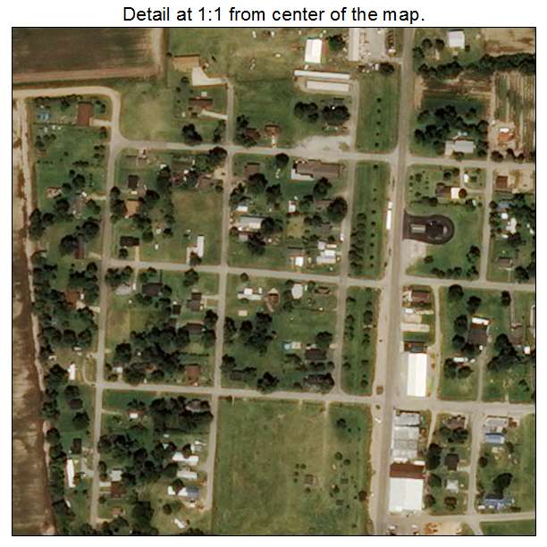 Arbyrd, Missouri aerial imagery detail