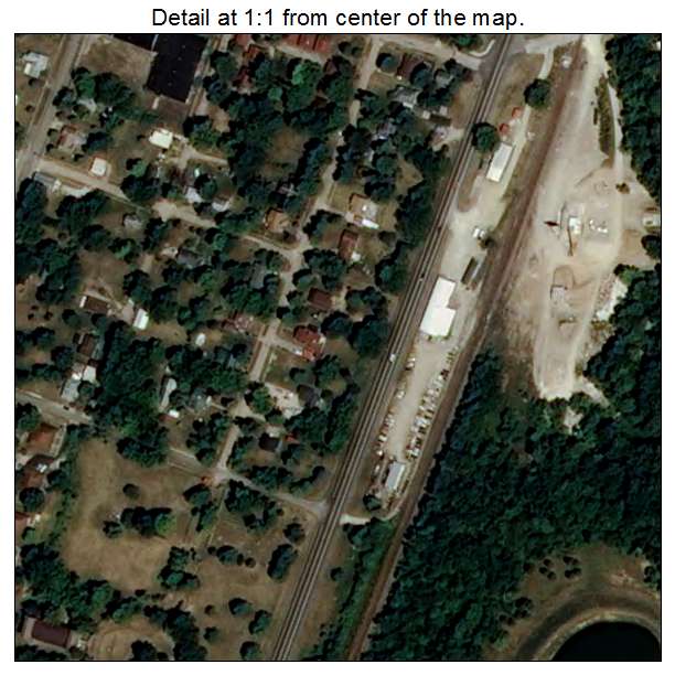 Arcadia, Missouri aerial imagery detail