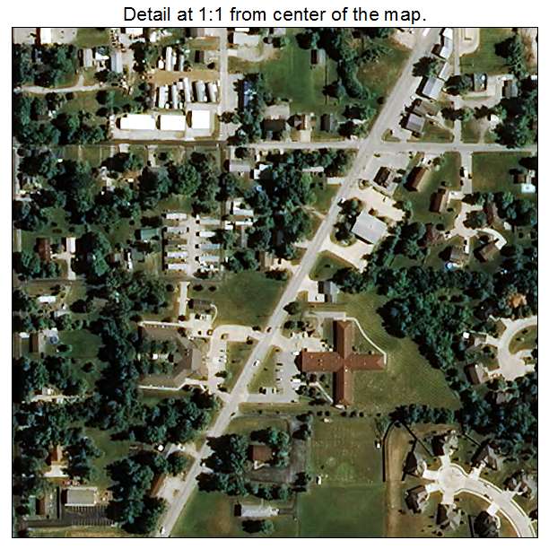 Ashland, Missouri aerial imagery detail