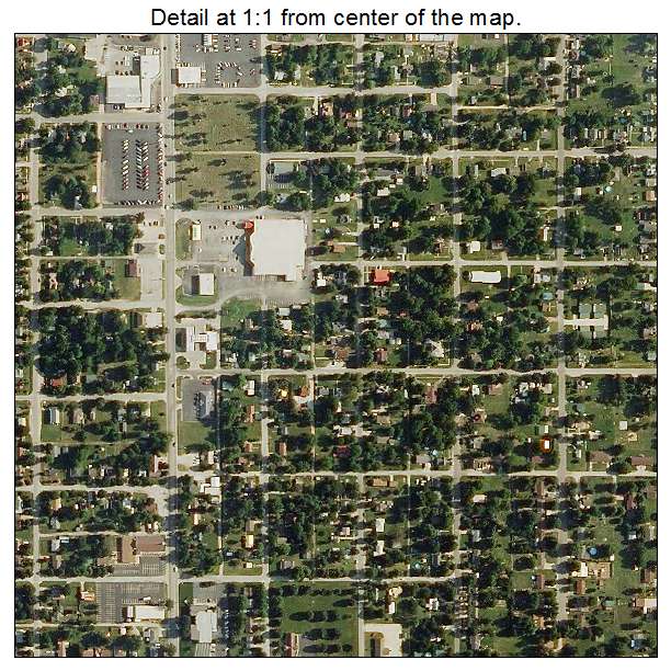 Aurora, Missouri aerial imagery detail