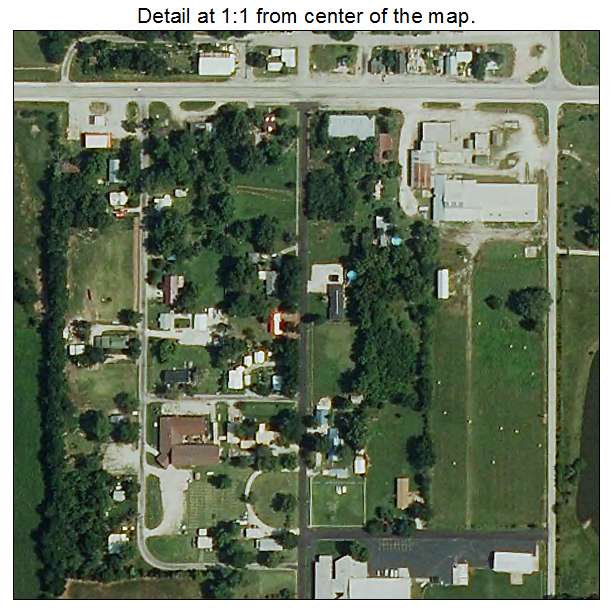 Avilla, Missouri aerial imagery detail