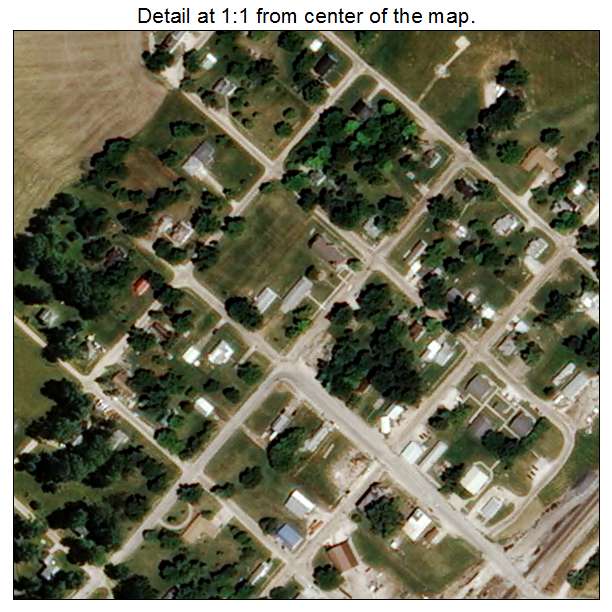 Baring, Missouri aerial imagery detail
