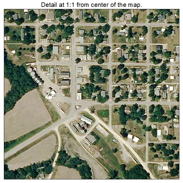Barnard, Missouri aerial imagery detail