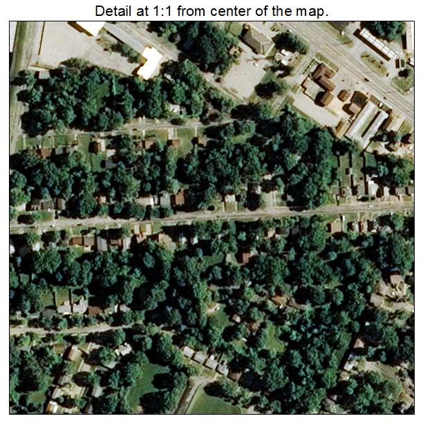 Bel Ridge, Missouri aerial imagery detail