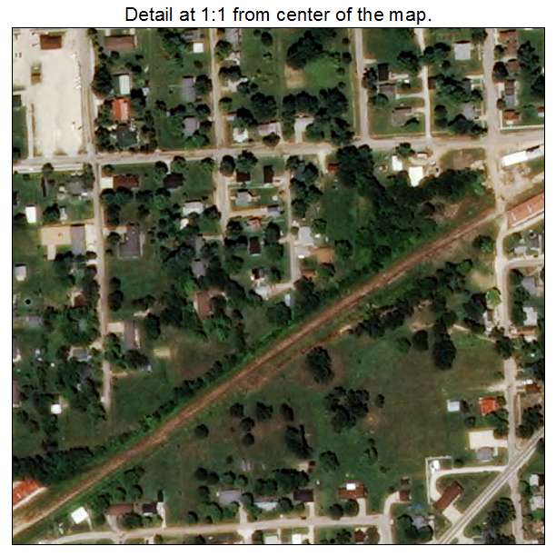 Belle, Missouri aerial imagery detail