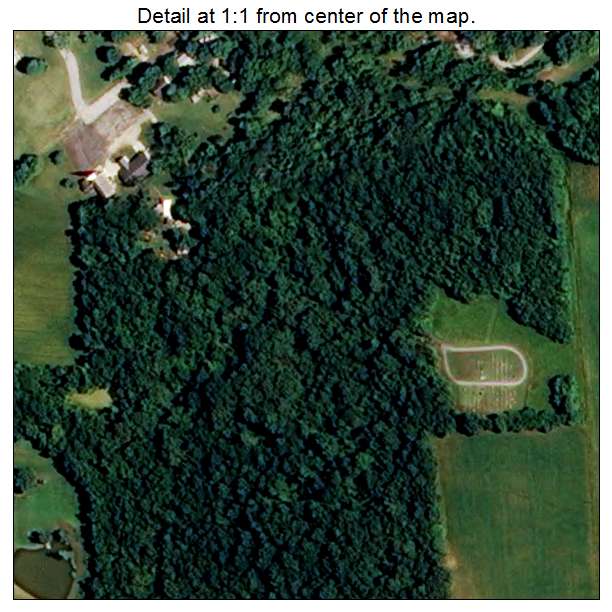 Berger, Missouri aerial imagery detail