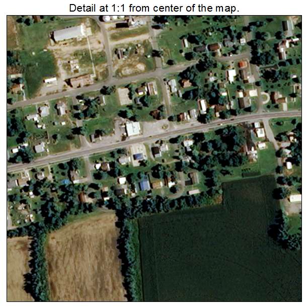 Bertrand, Missouri aerial imagery detail
