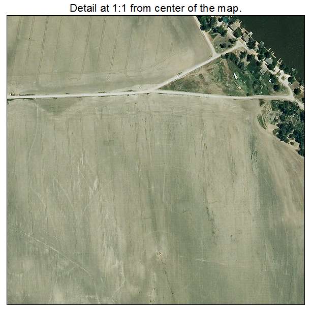 Big Lake, Missouri aerial imagery detail