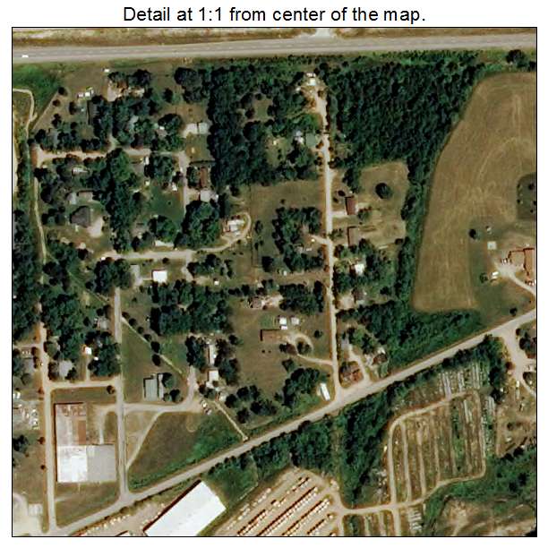 Birch Tree, Missouri aerial imagery detail