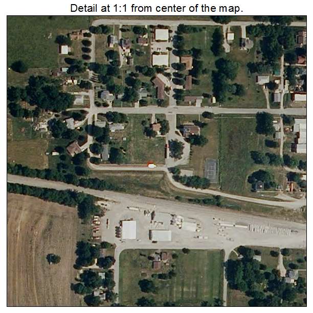 Blackburn, Missouri aerial imagery detail