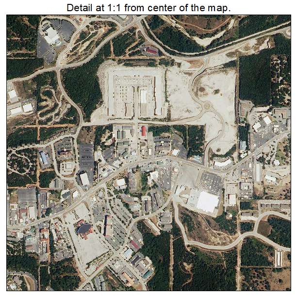 Branson, Missouri aerial imagery detail