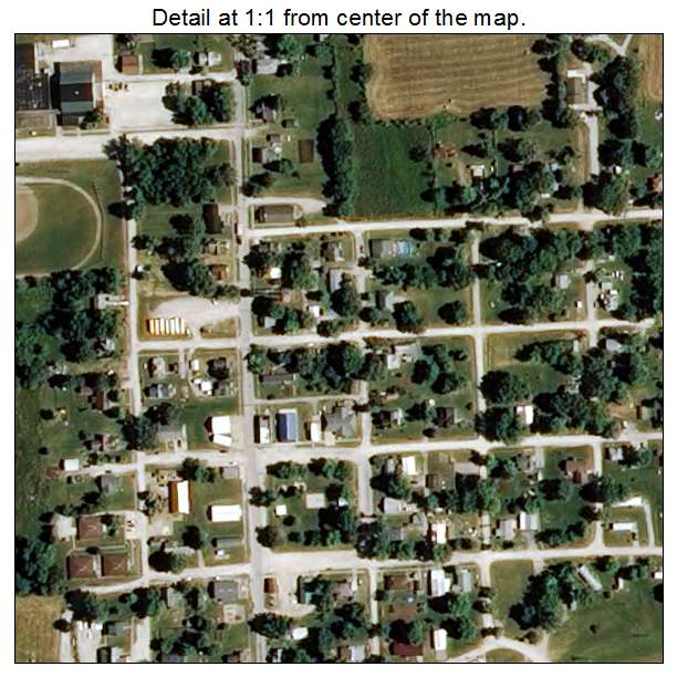 Brashear, Missouri aerial imagery detail