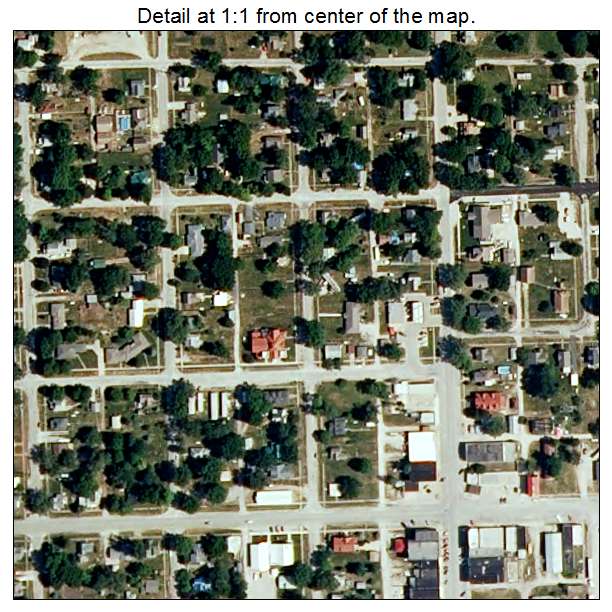 Braymer, Missouri aerial imagery detail
