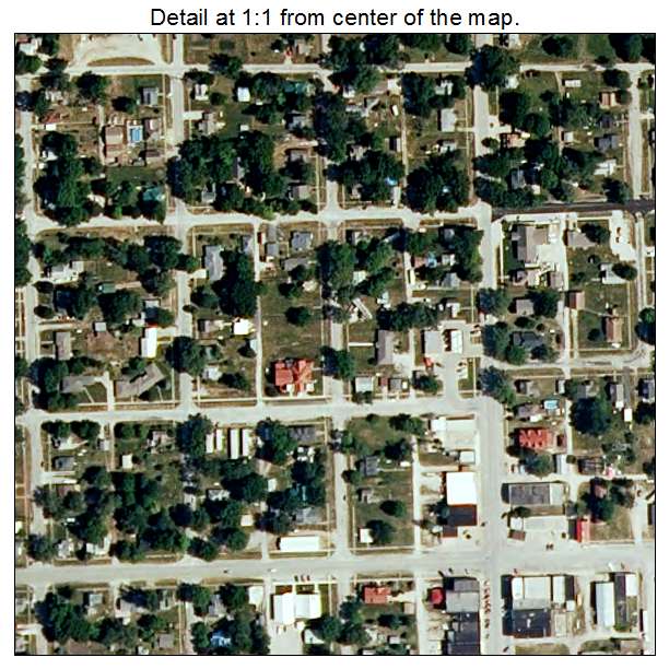 Braymer, Missouri aerial imagery detail