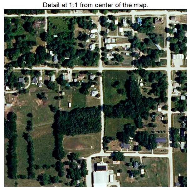 Breckenridge, Missouri aerial imagery detail