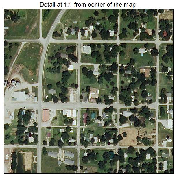 Bronaugh, Missouri aerial imagery detail