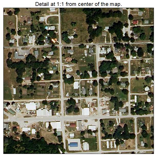 Bunceton, Missouri aerial imagery detail
