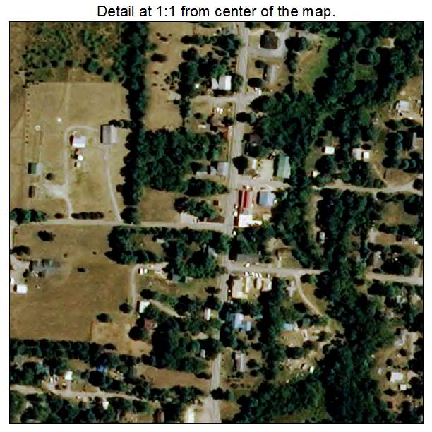 Caledonia, Missouri aerial imagery detail