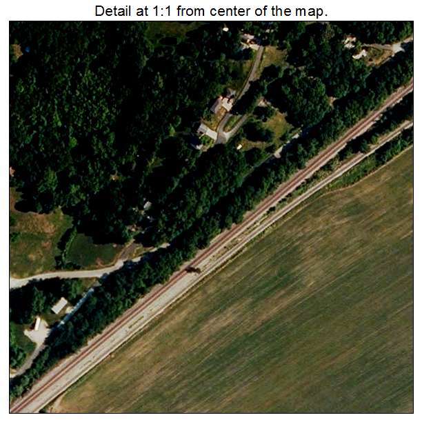 Camden, Missouri aerial imagery detail