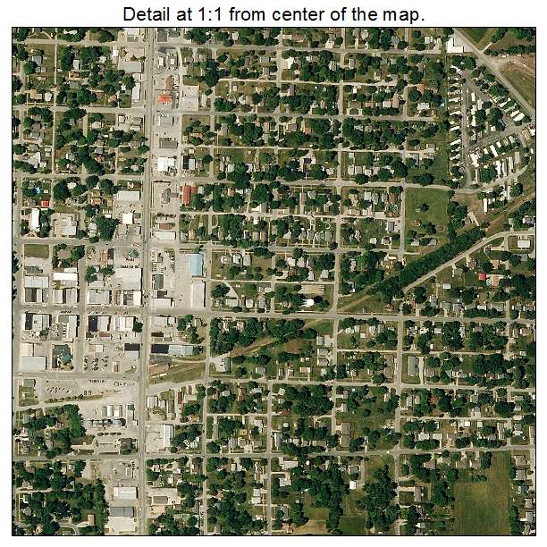 Cameron, Missouri aerial imagery detail