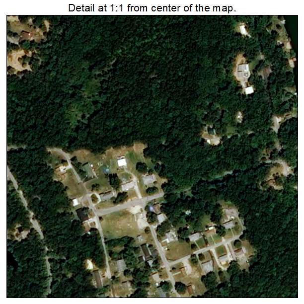 Cedar Hill Lakes, Missouri aerial imagery detail