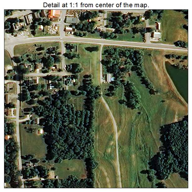 Centertown, Missouri aerial imagery detail