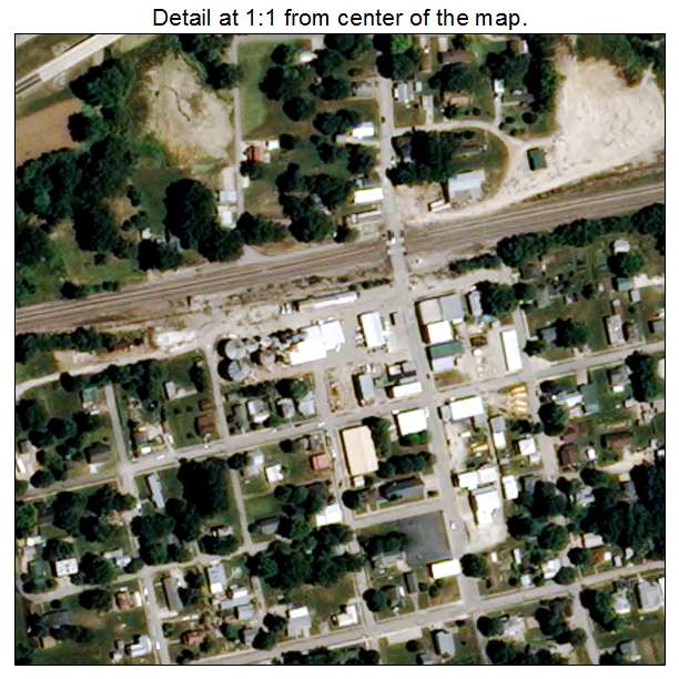 Chamois, Missouri aerial imagery detail
