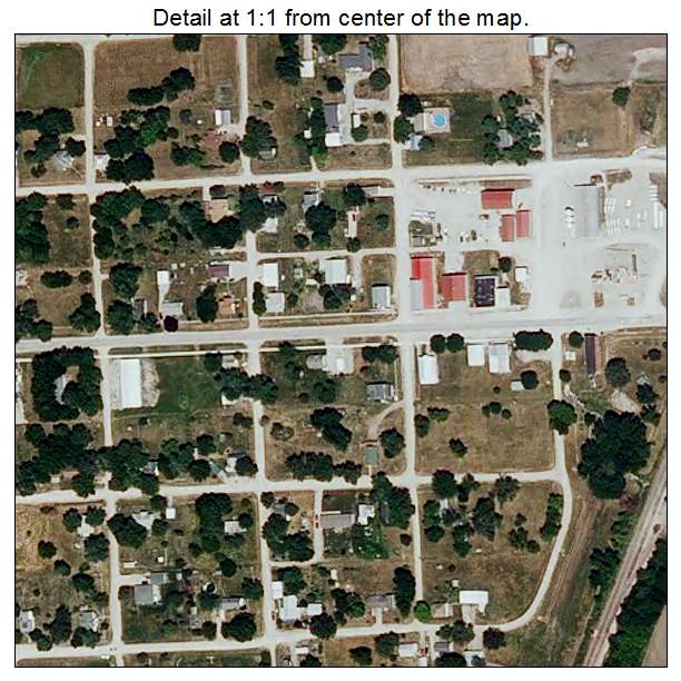 Chula, Missouri aerial imagery detail