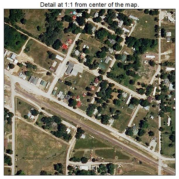 Clarksburg, Missouri aerial imagery detail