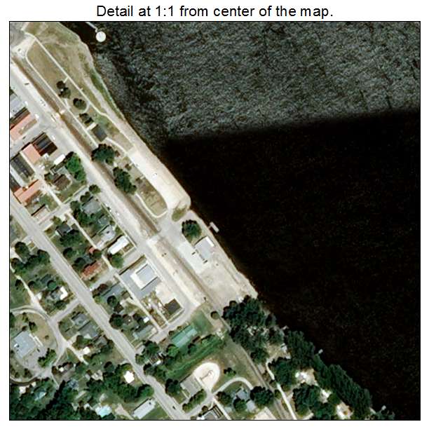 Clarksville, Missouri aerial imagery detail