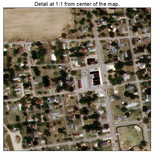 Clarkton, Missouri aerial imagery detail