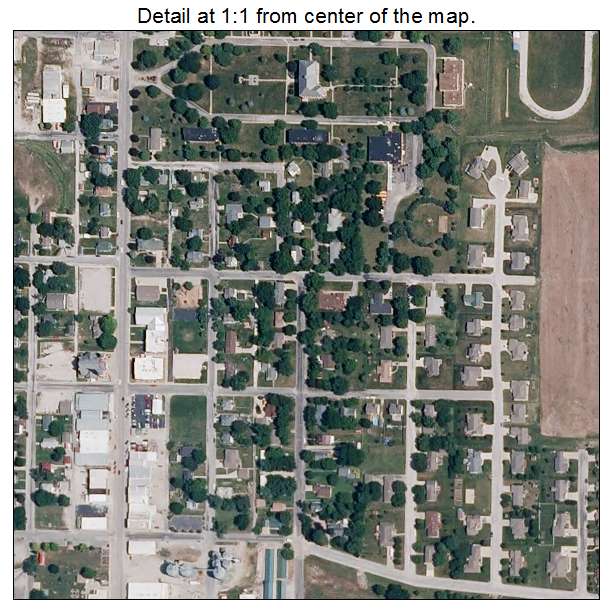 Concordia, Missouri aerial imagery detail