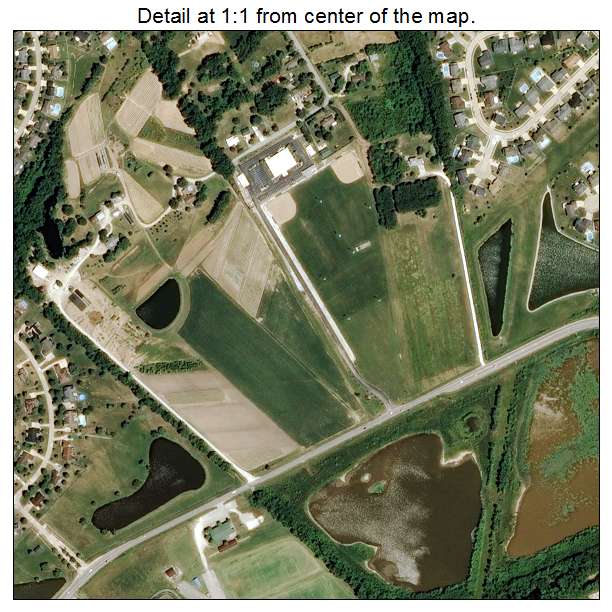 Cottleville, Missouri aerial imagery detail