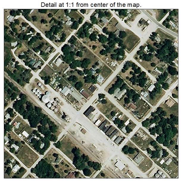Craig, Missouri aerial imagery detail
