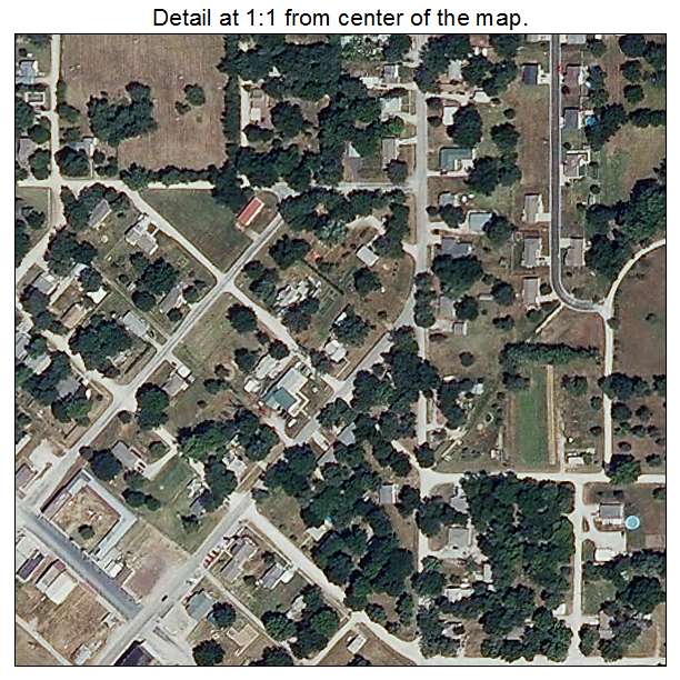 Creighton, Missouri aerial imagery detail
