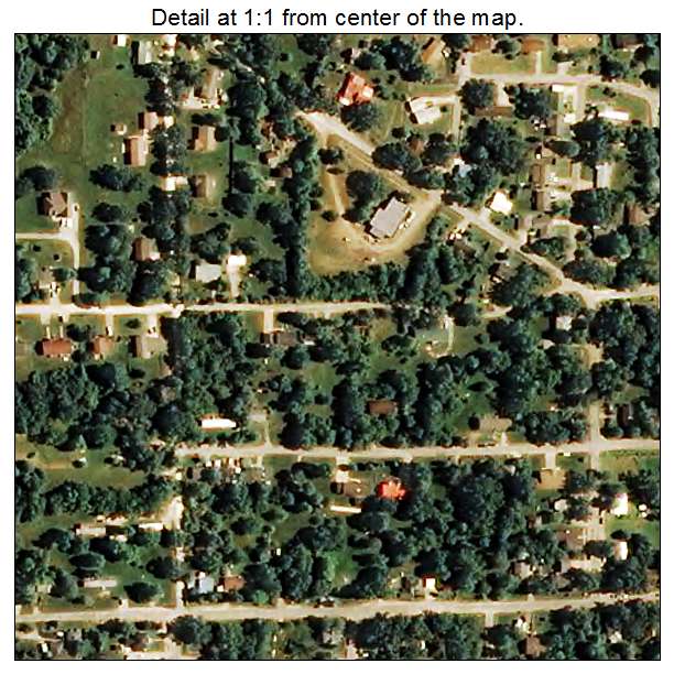 Crocker, Missouri aerial imagery detail
