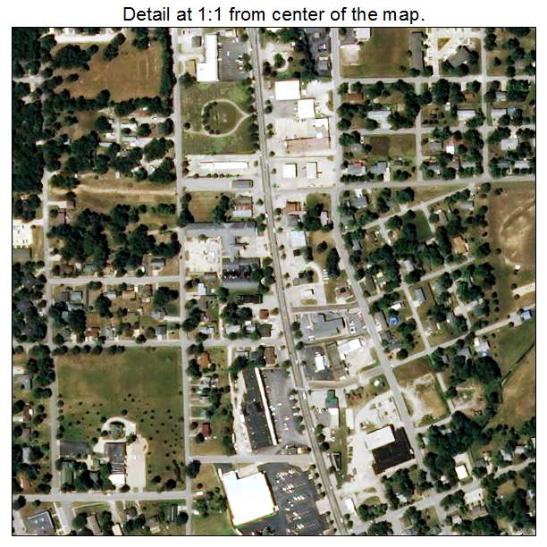 Cuba, Missouri aerial imagery detail