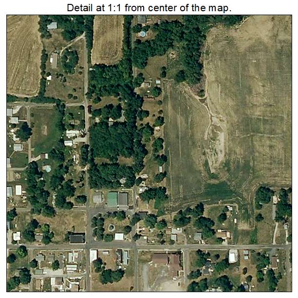 De Kalb, Missouri aerial imagery detail