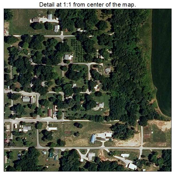 De Witt, Missouri aerial imagery detail