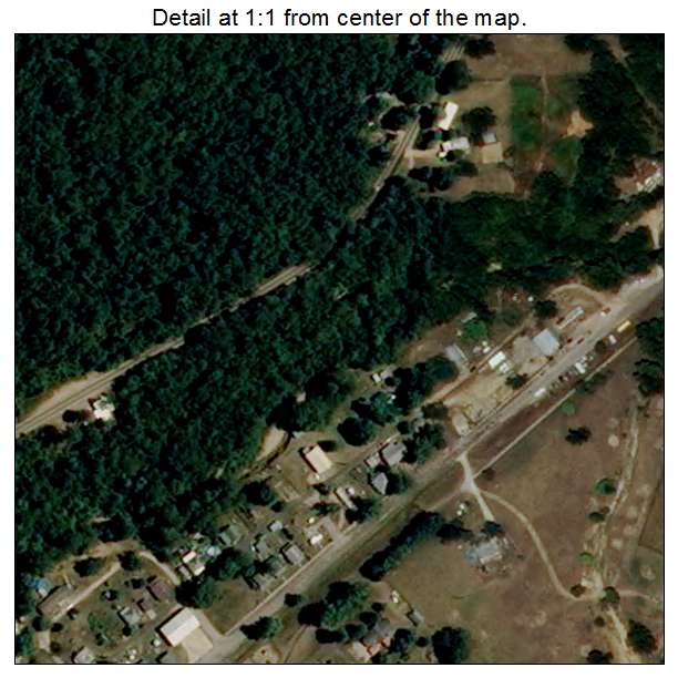 Des Arc, Missouri aerial imagery detail