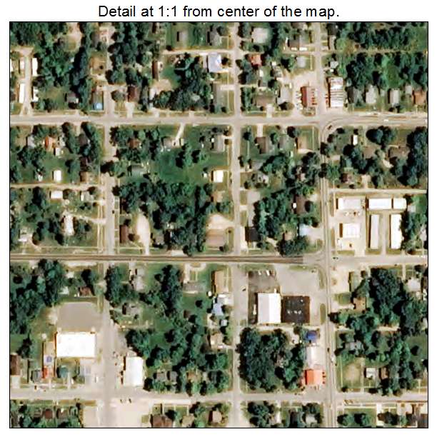Dixon, Missouri aerial imagery detail