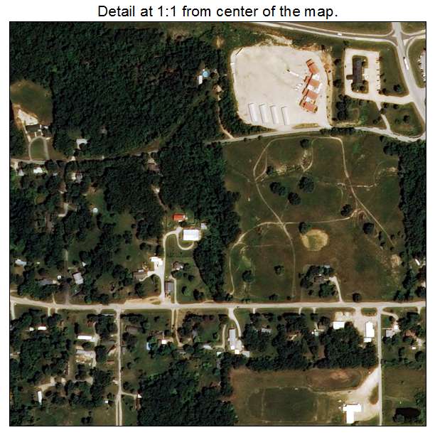Doolittle, Missouri aerial imagery detail