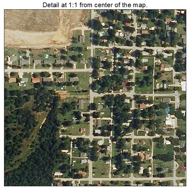 Duenweg, Missouri aerial imagery detail