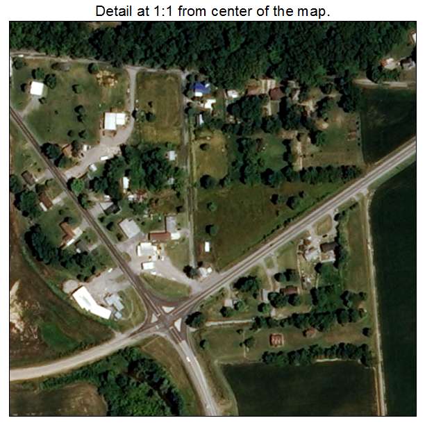 Dutchtown, Missouri aerial imagery detail