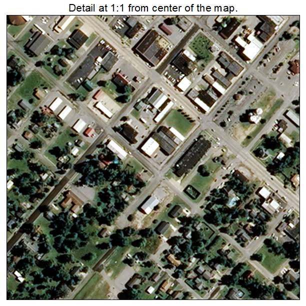East Prairie, Missouri aerial imagery detail